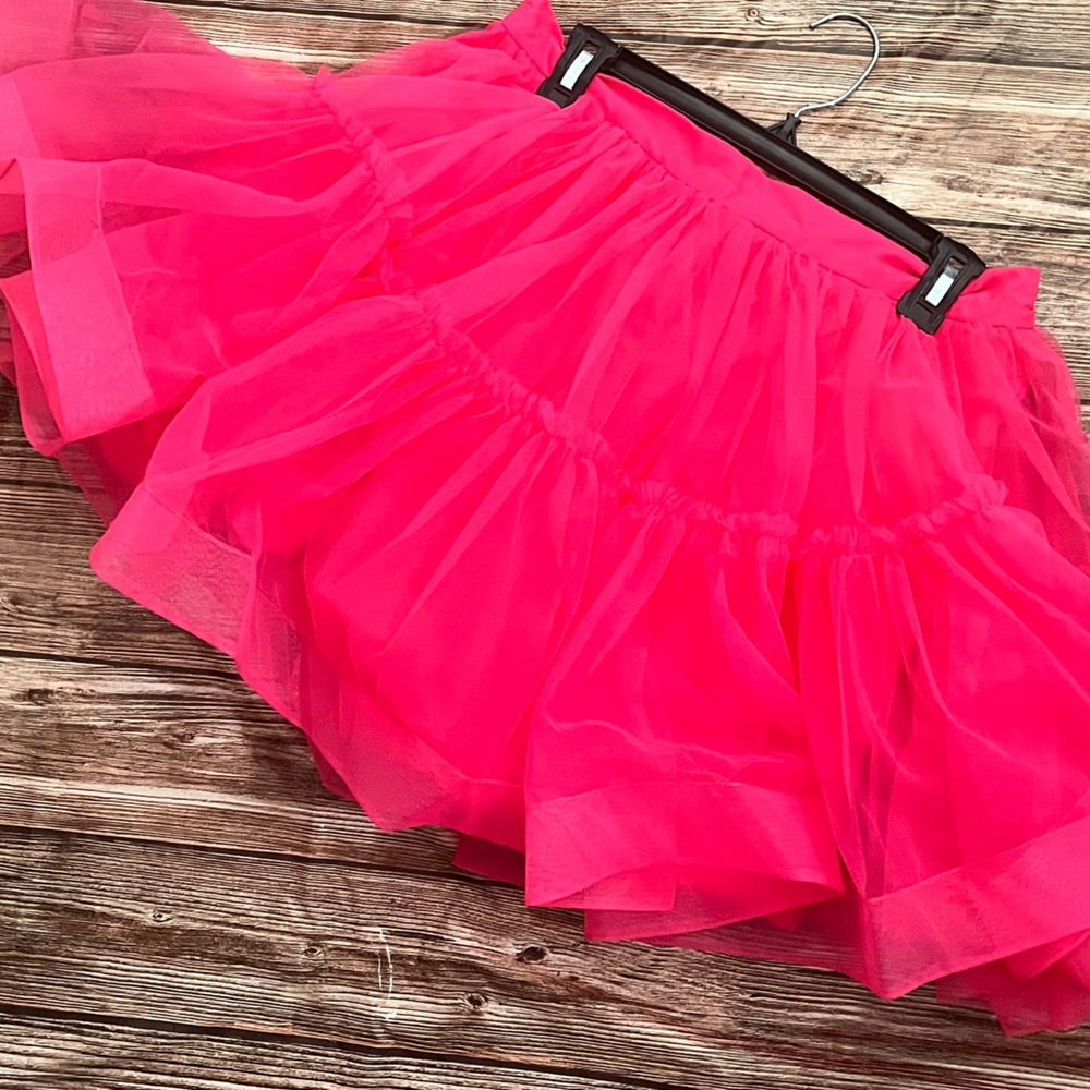 Tulle hot pink skirt